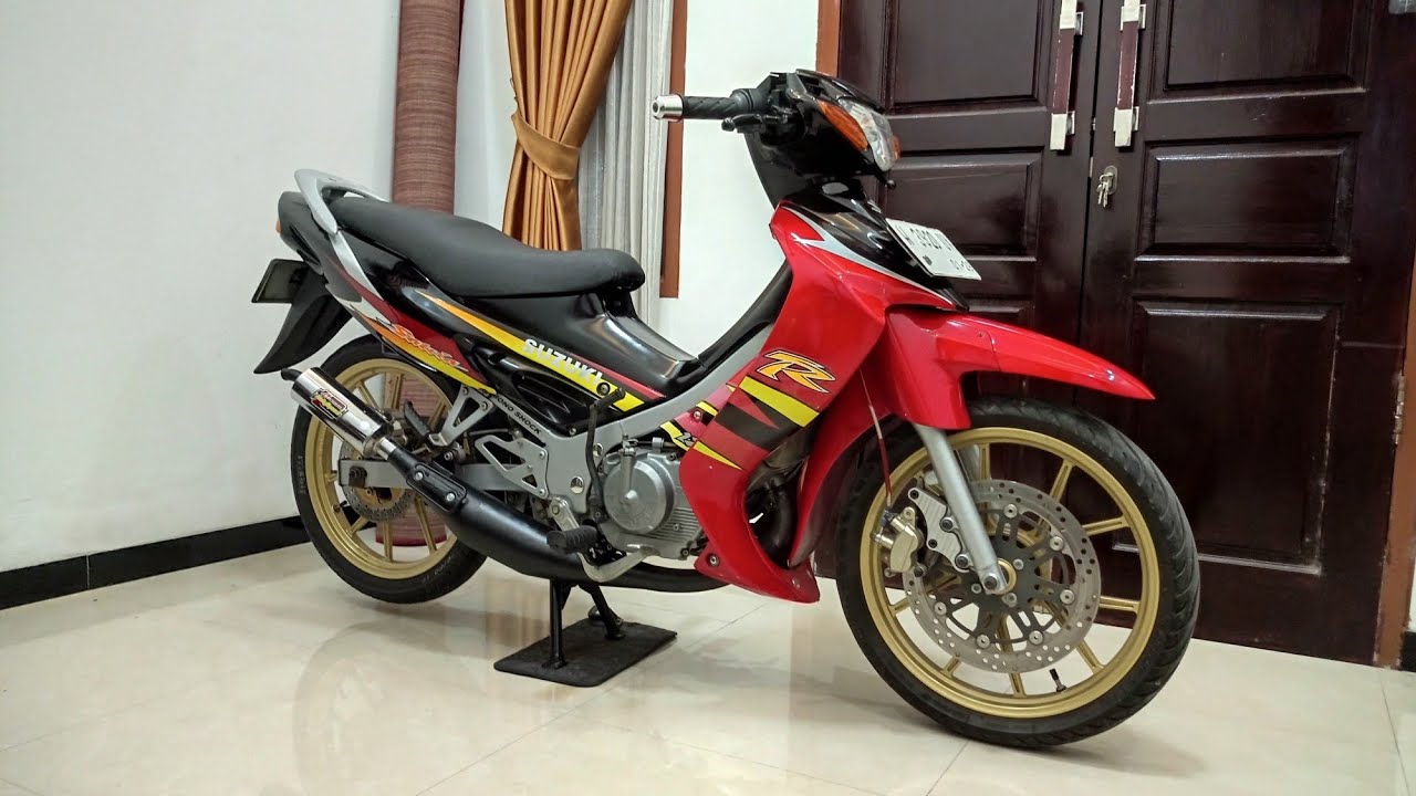 Satria Hiu Lscm 2004 Merah Hitam