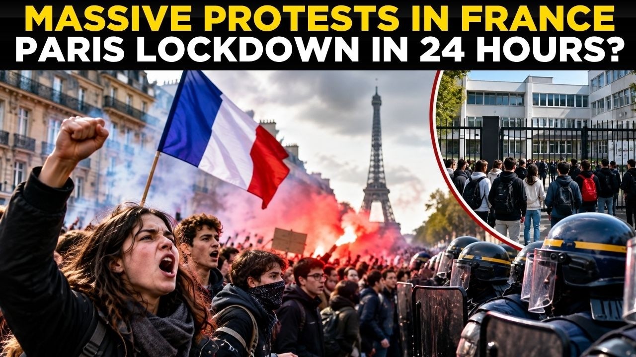 PARIS LIVE: FRANCE IN CHAOS! Massive Anti-Government Protests Rock Paris, LOCKDOWN NEXT?