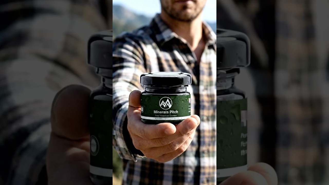 Pure Vitality in one jar - Minerals Pitch #holistichealth #shilajit #multiminerals #vitalminerals