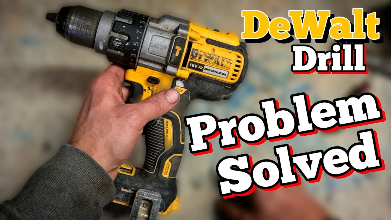 Как разобрать и починить сломанную аккумуляторную дрель DeWalt DCD996.