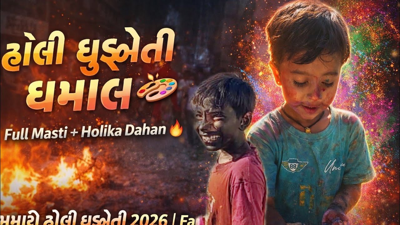 હોળી ધુળેટી 🔥 | દેશી ધુળેટી  🎊  | દાળ બાટી બનાવી | family vlog | gujrati vlog ♥️ 