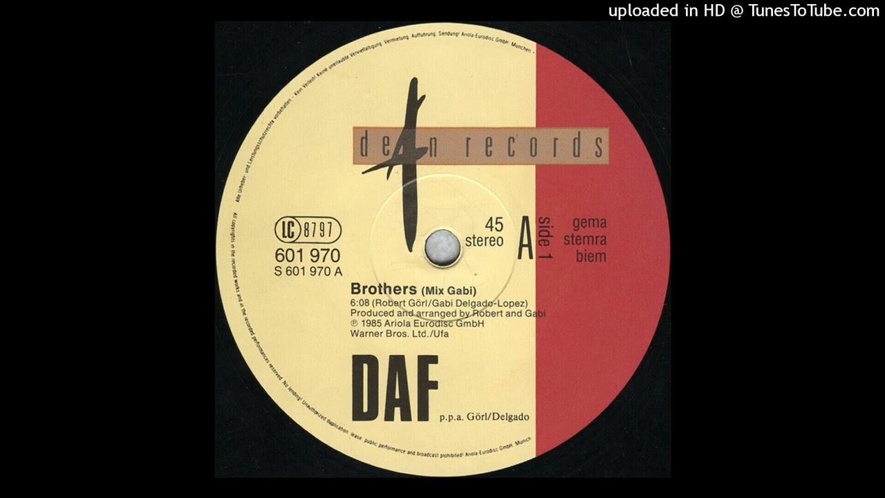 D.A.F - Brothers (Alkalino edit)