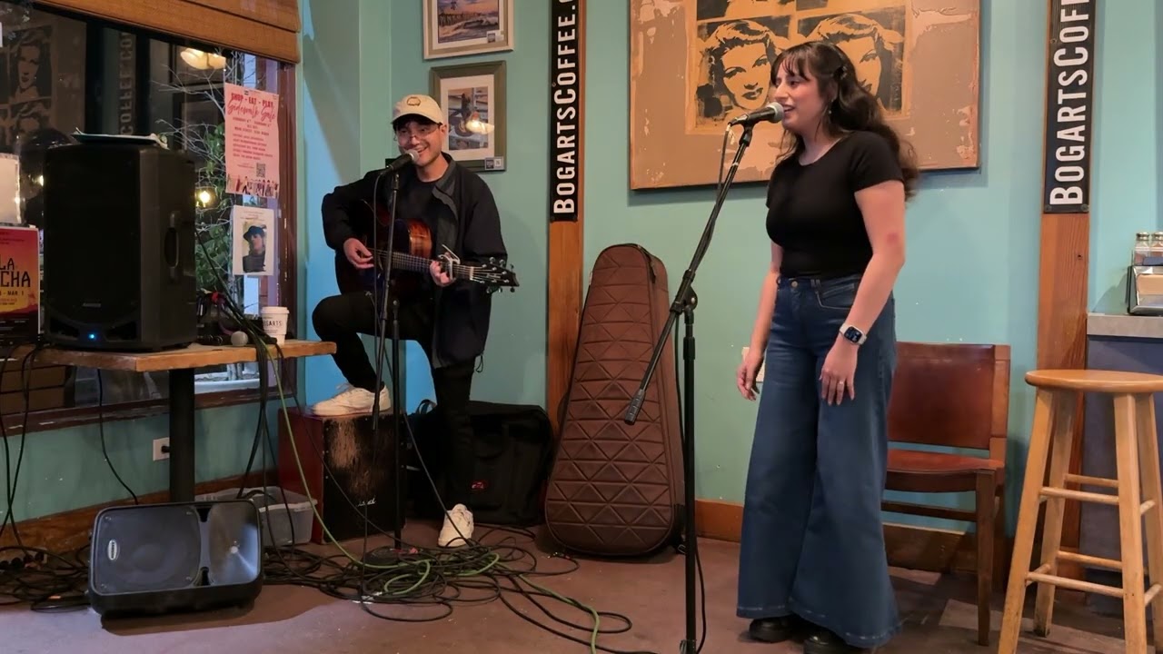 Can't Help Falling In Love (Elvis Presley cover)-Ishmael & Amanda @ Bogart's open mic, Seal Beach CA