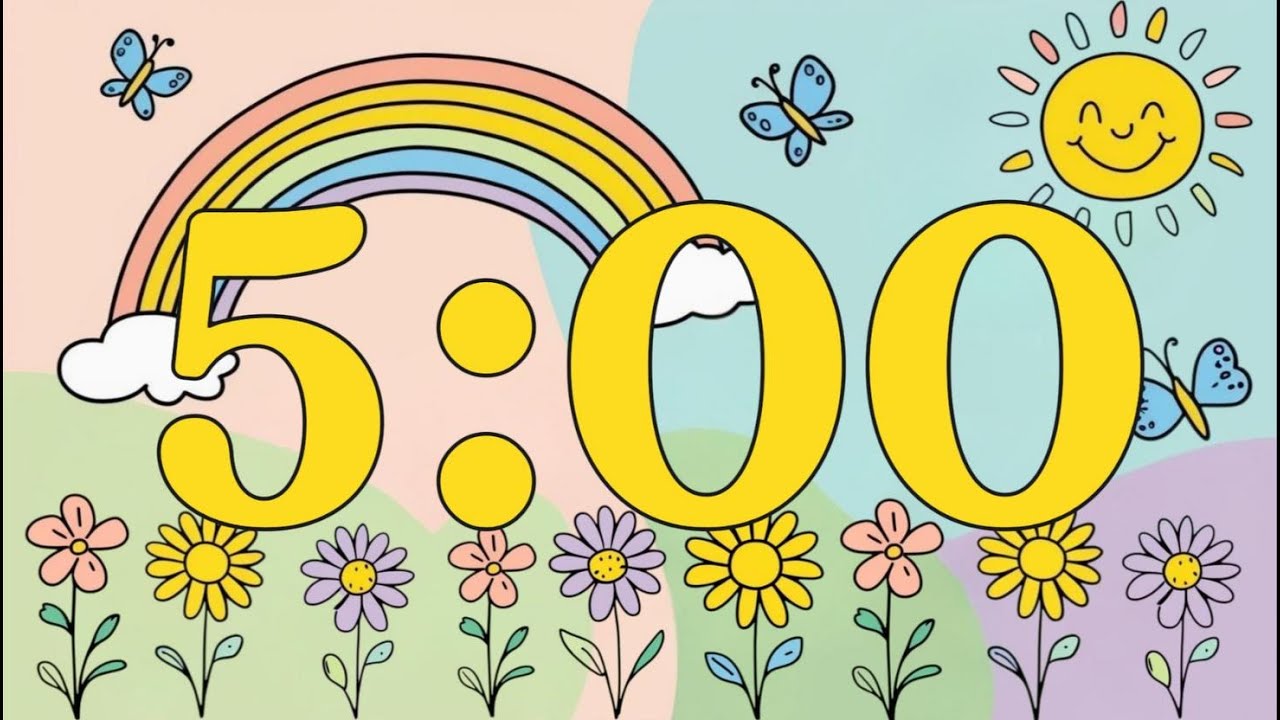 5 Minute Spring Timer with Relaxing Music