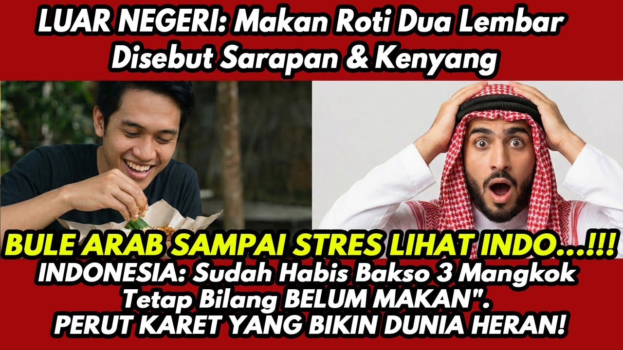 BULE BINGUNG Udah Jajan Bakso & Roti Tetap bilang Belum Makan