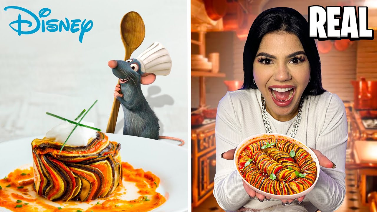 24 HORAS COMIENDO COMIDAS de PELÍCULAS de DISNEY!
