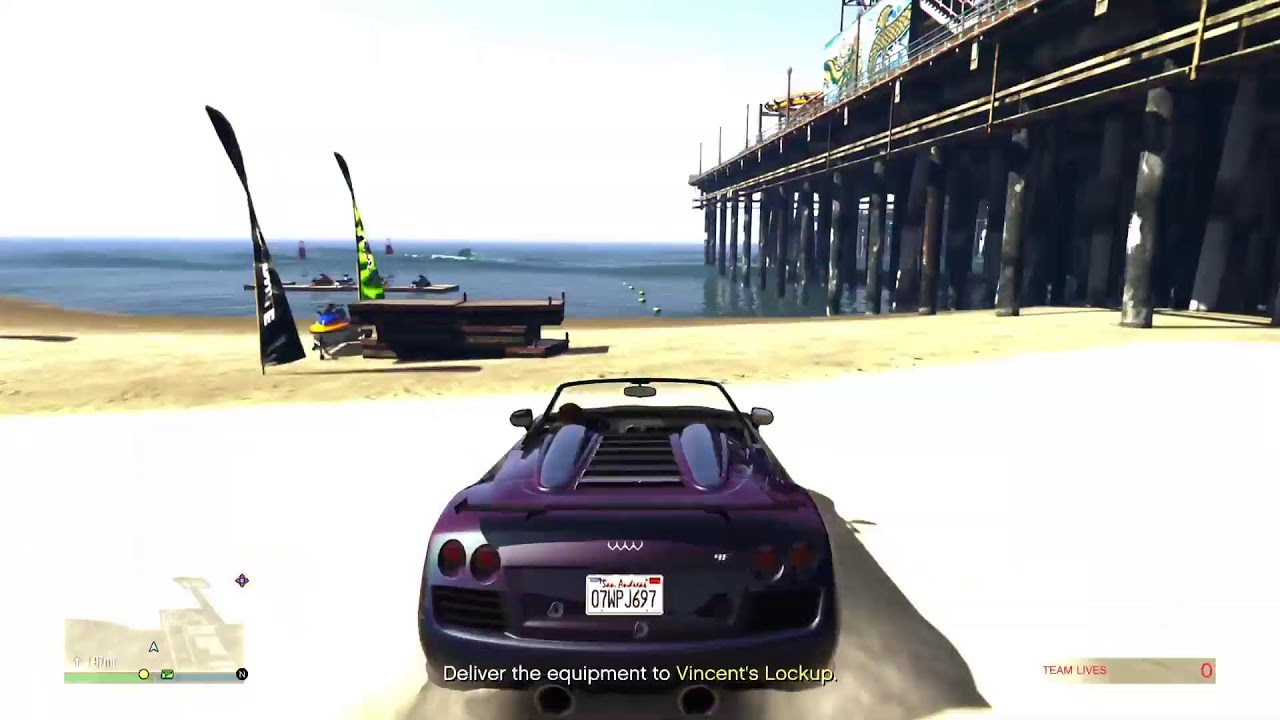 GTA online with the homies