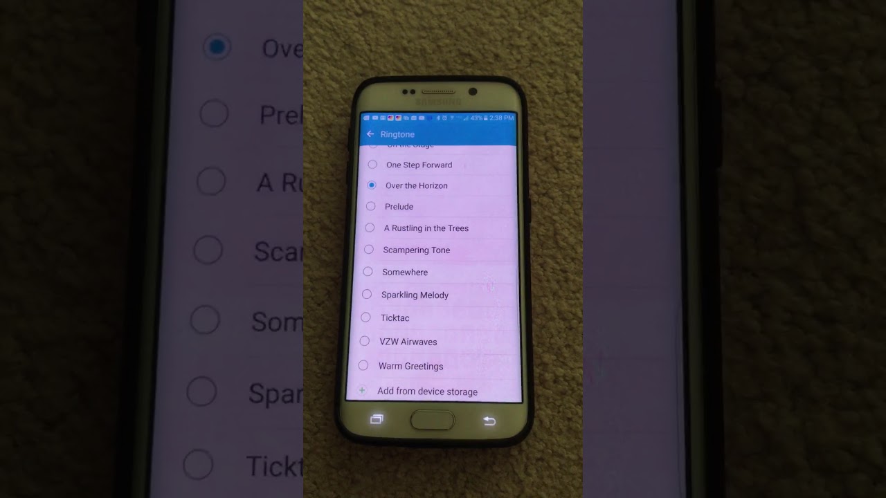 Samsung Galaxy S6 edge Ringtones, & Notifications sounds