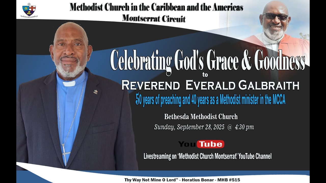 Celebrating God's Grace & Goodness to Rev. Everald Galbaith September 28, 2025