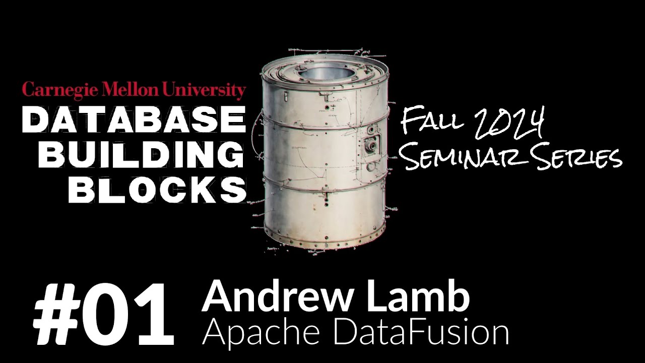 Apache Arrow DataFusion: A Fast, Embeddable, Modular Analytic Query Engine (Andrew Lamb)