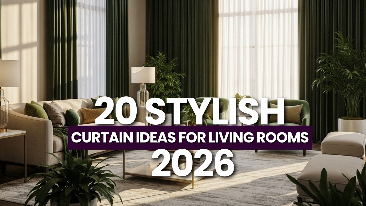 20 Curtain Ideas to Transform Your Living Room