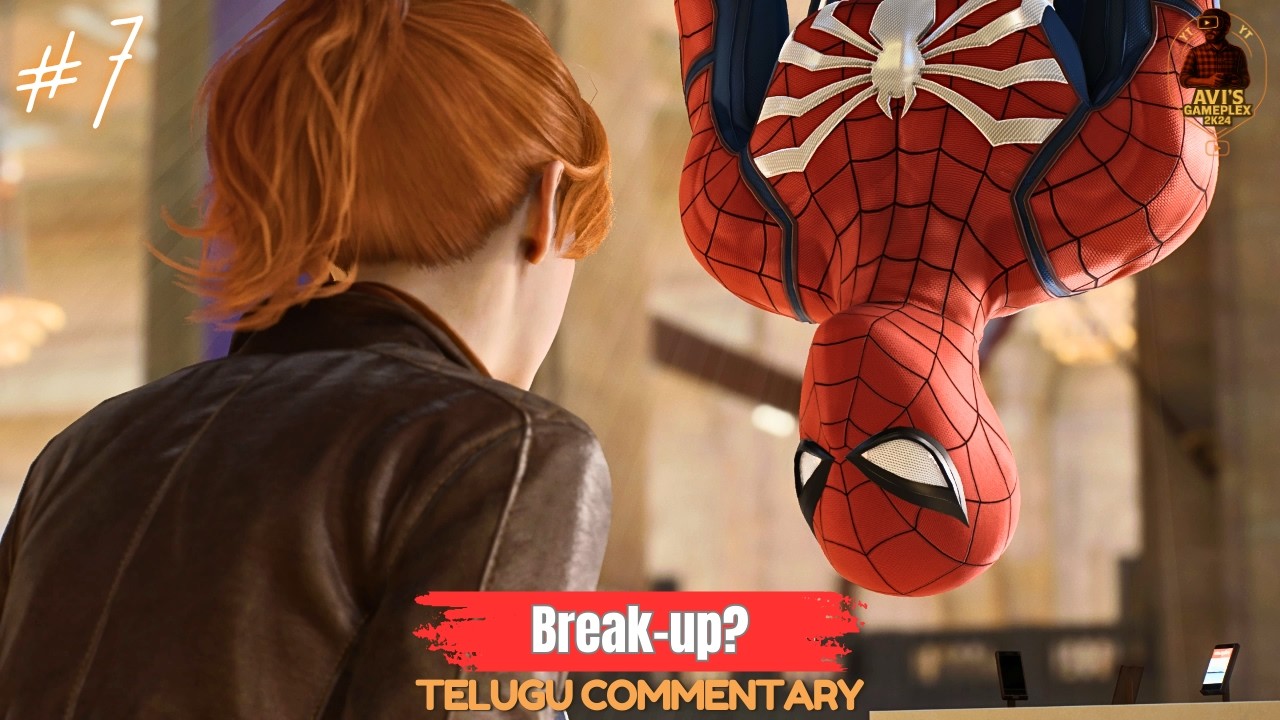 OG Train Scene Recreated?🤯| Spider-Man Remastered | Part-7 | PS5 | Telugu | Avi's Gameplex 2K24 YT |
