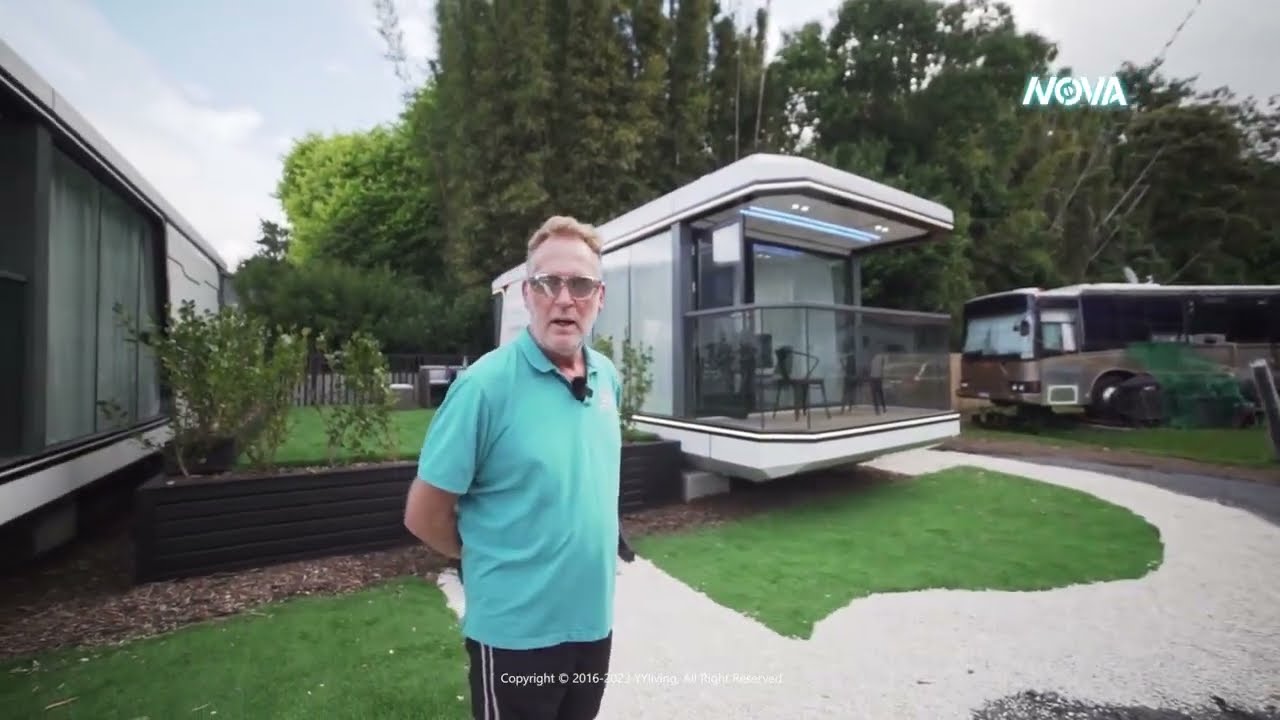 Yinneng Capsule house has landed in the New Zealand#airbnb #resorts #yinnengfactory #house