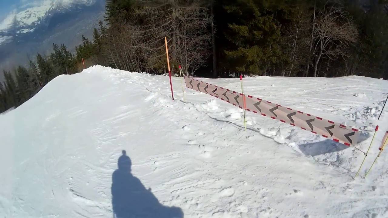 Les 4 Vallées: Piste Tracouet - Nendaz via Alpage