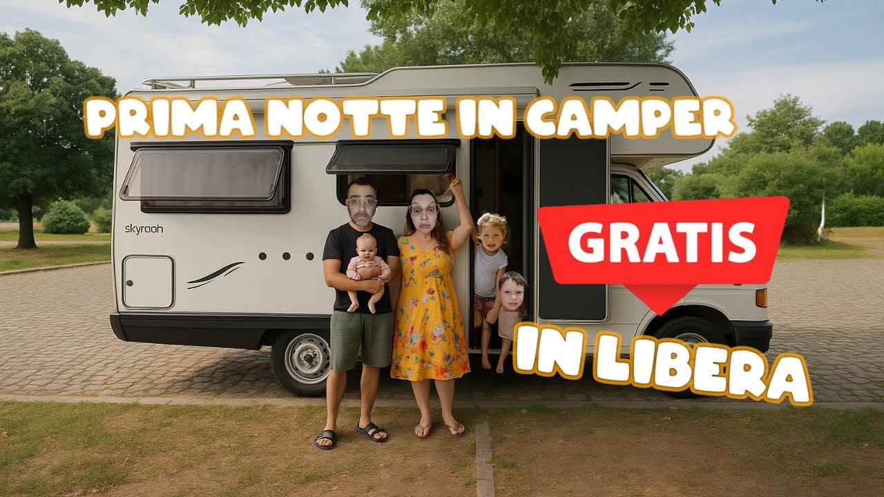 🚐 La nostra PRIMA NOTTE in CAMPER! | Marina Julia in libera 🌊