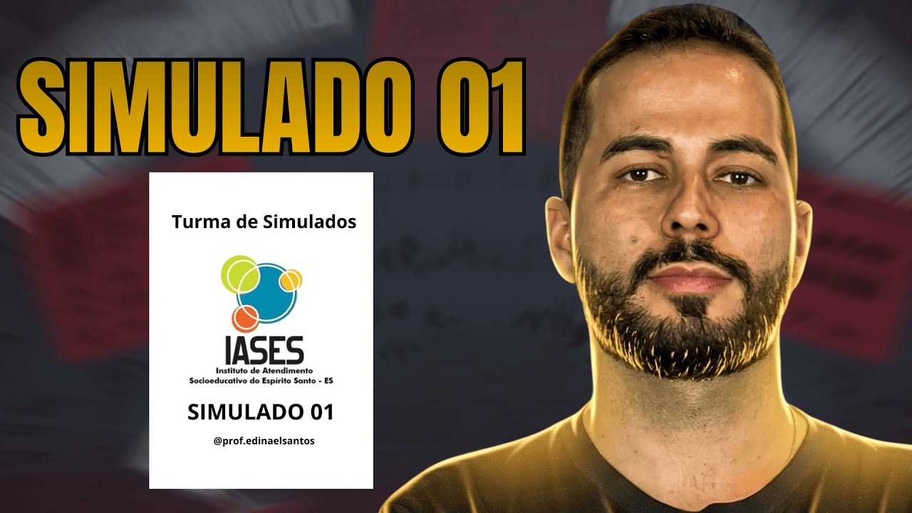 Análise do Simulado 01 - Concurso IASES | Prof. Edinael