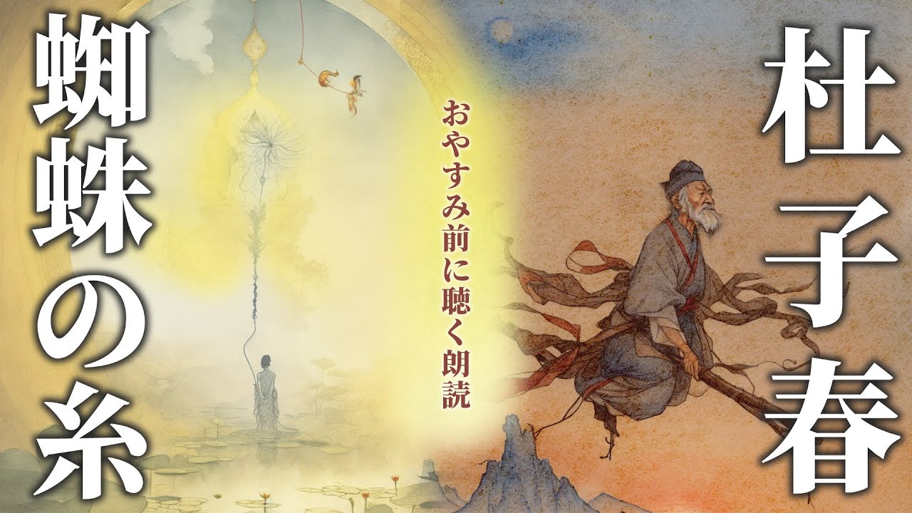 【おやすみ前に聴く朗読】蜘蛛の糸・杜子春／芥川龍之介