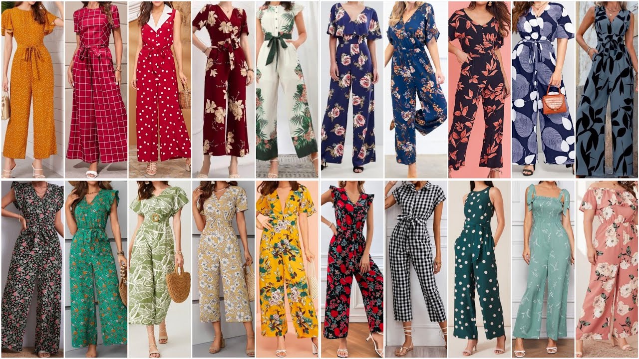 Latest And Stylish Jumpsuit Design Ideas for Girls 2024