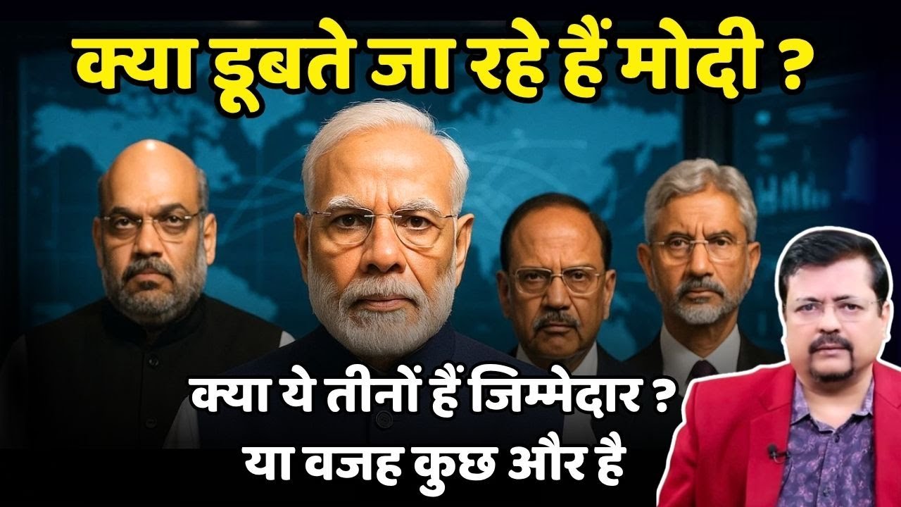 क्यों डूबते जा रहे प्रधानसेवक ? क्या ये तीनों हैं जिम्मेदार ? या वजह कुछ और है | Deepak Sharma |