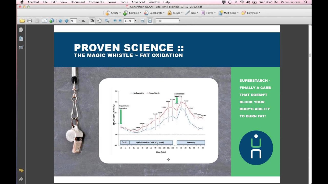 Generation UCAN, Metabolic Efficiency and Endurance Nutrition