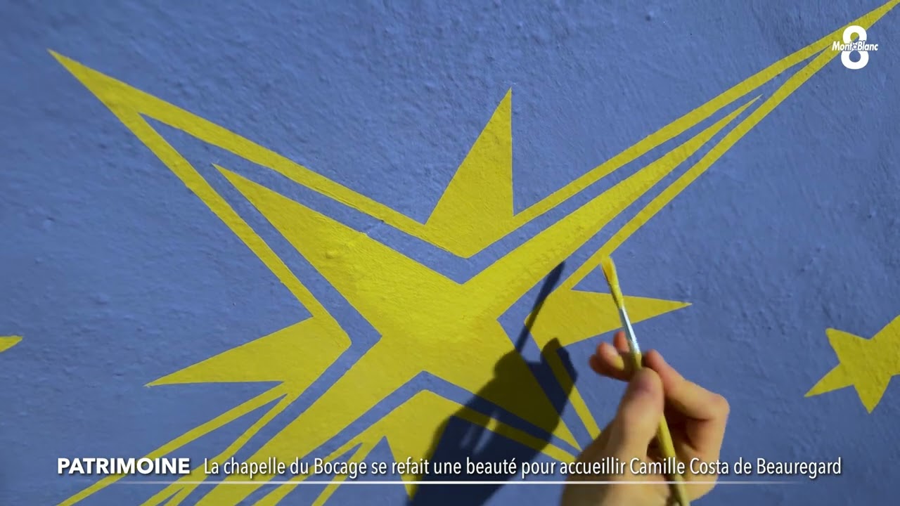 La chapelle du Bocage en chantier pour accueillir Camille Costa de Beauregard