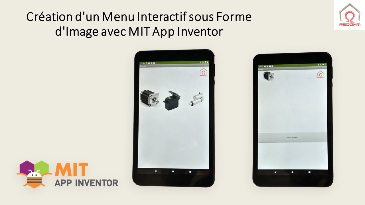 Création d'un Menu Interactif sous Forme d'Image avec MIT App Inventor