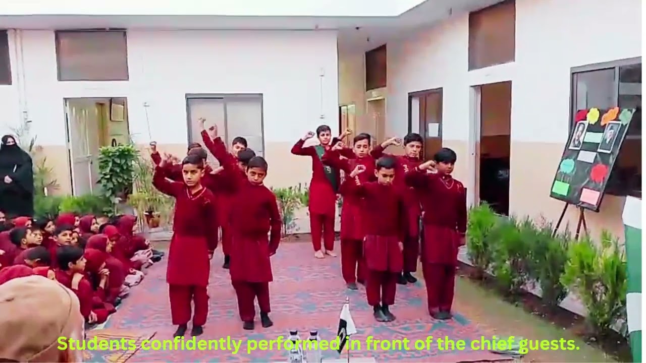 Quaid Day celebrated in Mount Hira School |  Quaid Day | Muhammad Ali Jinnah