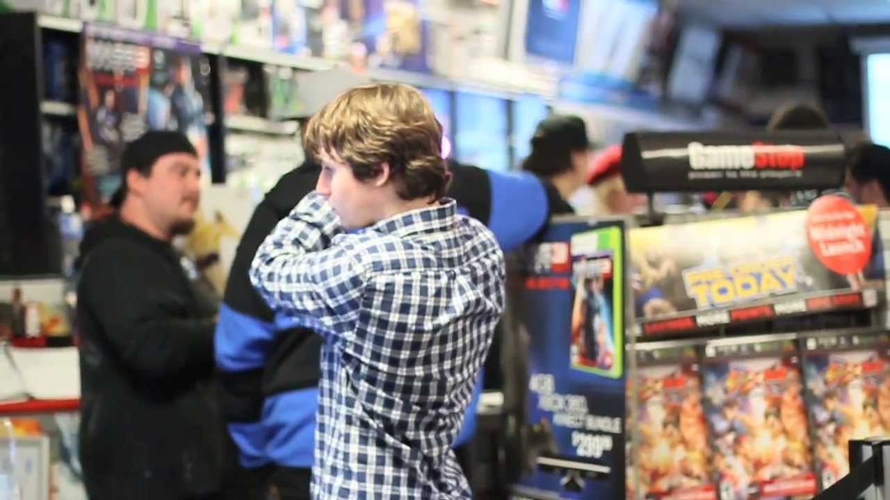 GameStop Midnight Launch Mass Effect 3 Streetfighter X Tekken MLB12 feat NoneLikeJoshua HD.mov