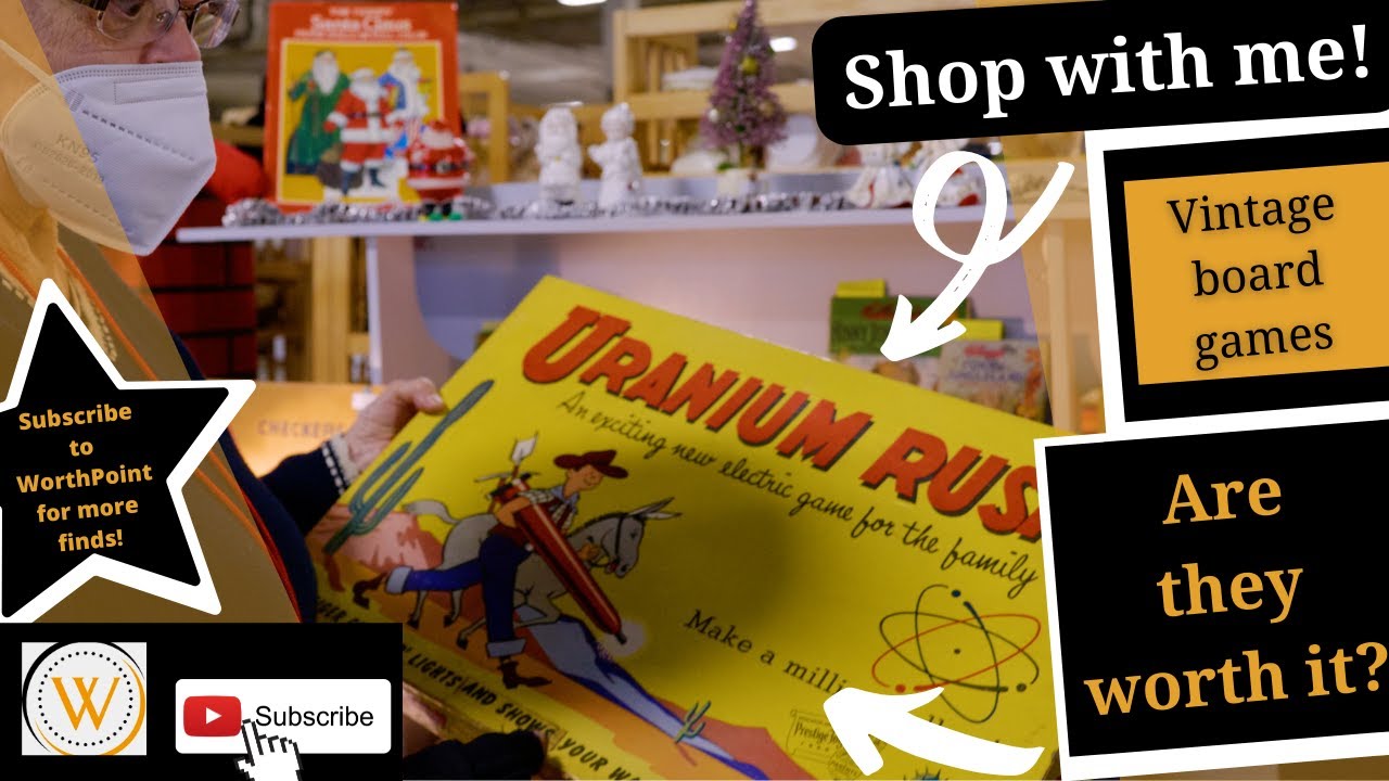 Which Board Games are Valuable? | Lincoln, NE | WorthPoint Treasure Hunts!