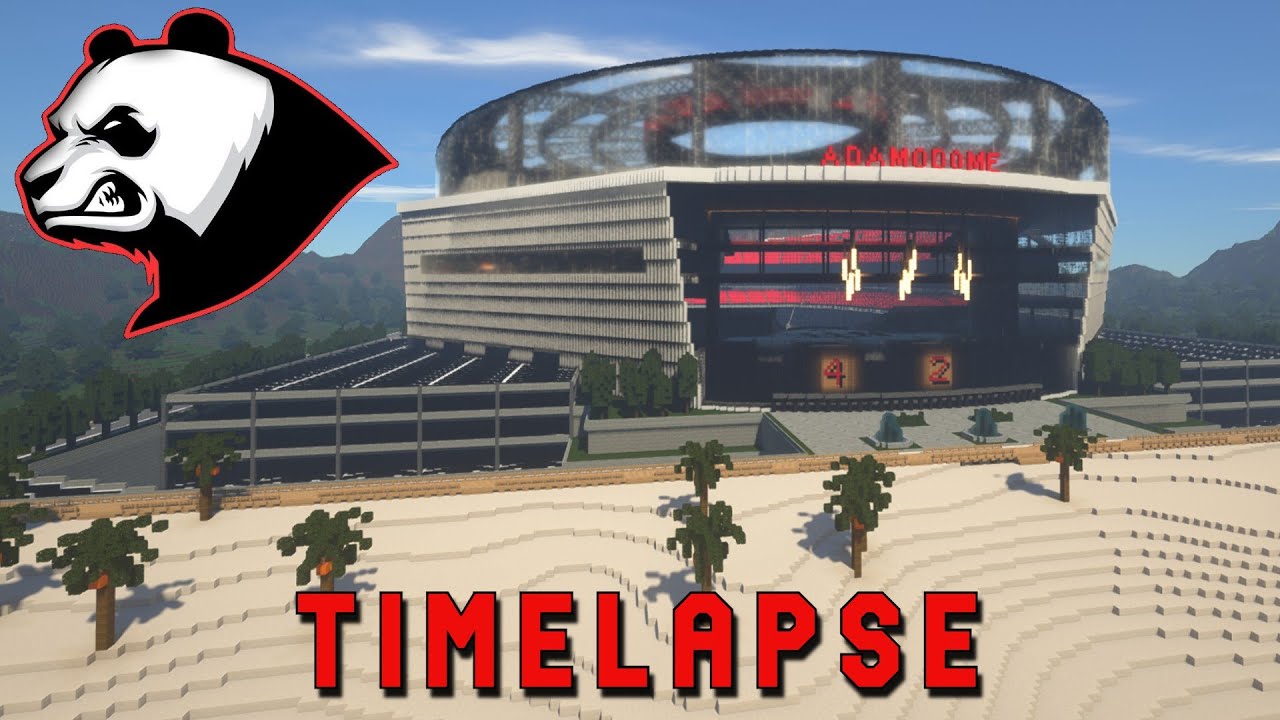 Adamodome (Custom Stadium) | TIMELAPSE | Minecraft Megabuild | 42 Pineapples