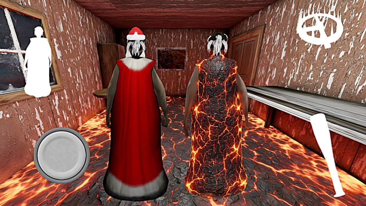 Playing as LAVA GRANNY and SANTA GRANNY 😈🔥 | Granny Chapter 1 Mod