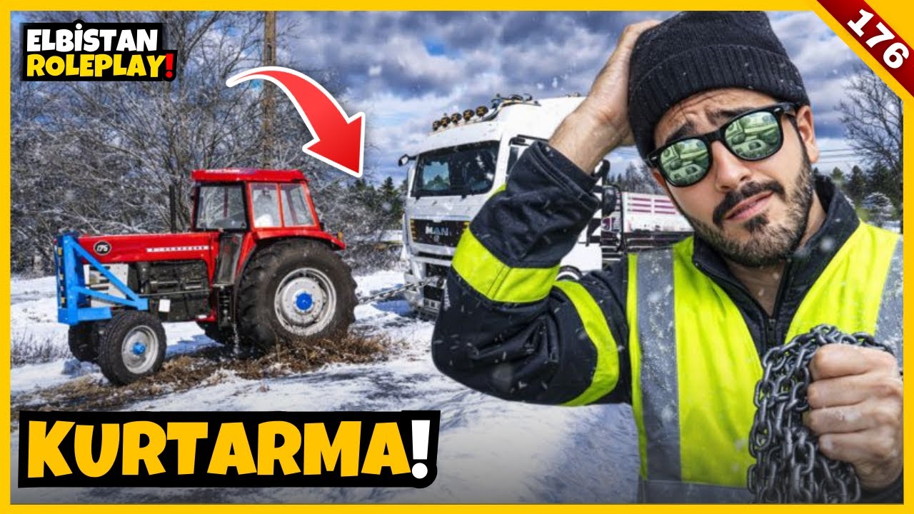 FS25 KURTARMA OPERASYONU | KARDA ŞARAMPOLE KAYAN TIR NASIL ÇIKARILIR? | S7 B176