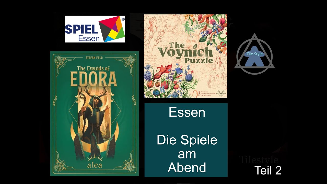 The Voynech Puzzle - The Druids of Edora - Gespielt am Messeabend - Essen Teil 2