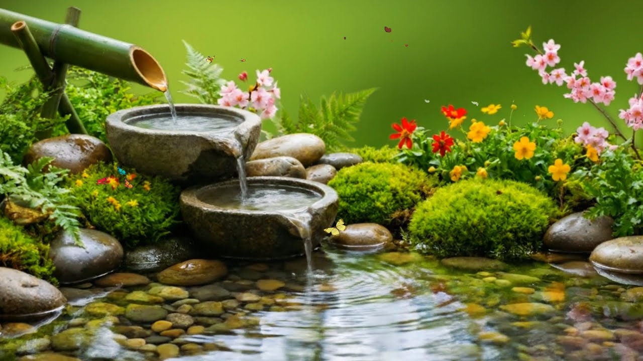 Deep Relaxation Music + Water Sounds 💧 Sleep, Stress Relief, Healing and Meditation Music