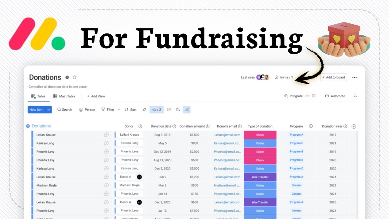 How to Use Monday.com for Fundraising (Track Donations Simply)
