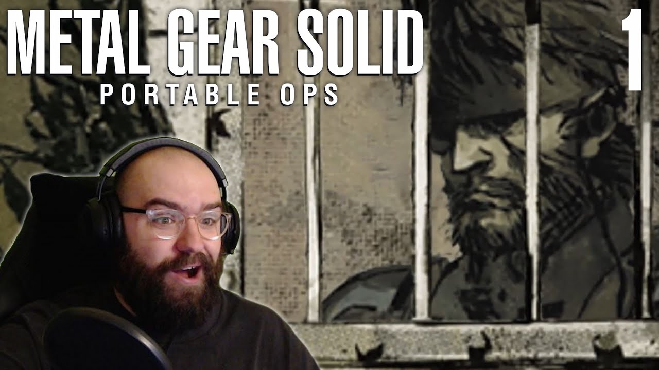 The Story of Big Boss Continues! Metal Gear Solid Portable Ops | Blind Playthrough [Part 1]