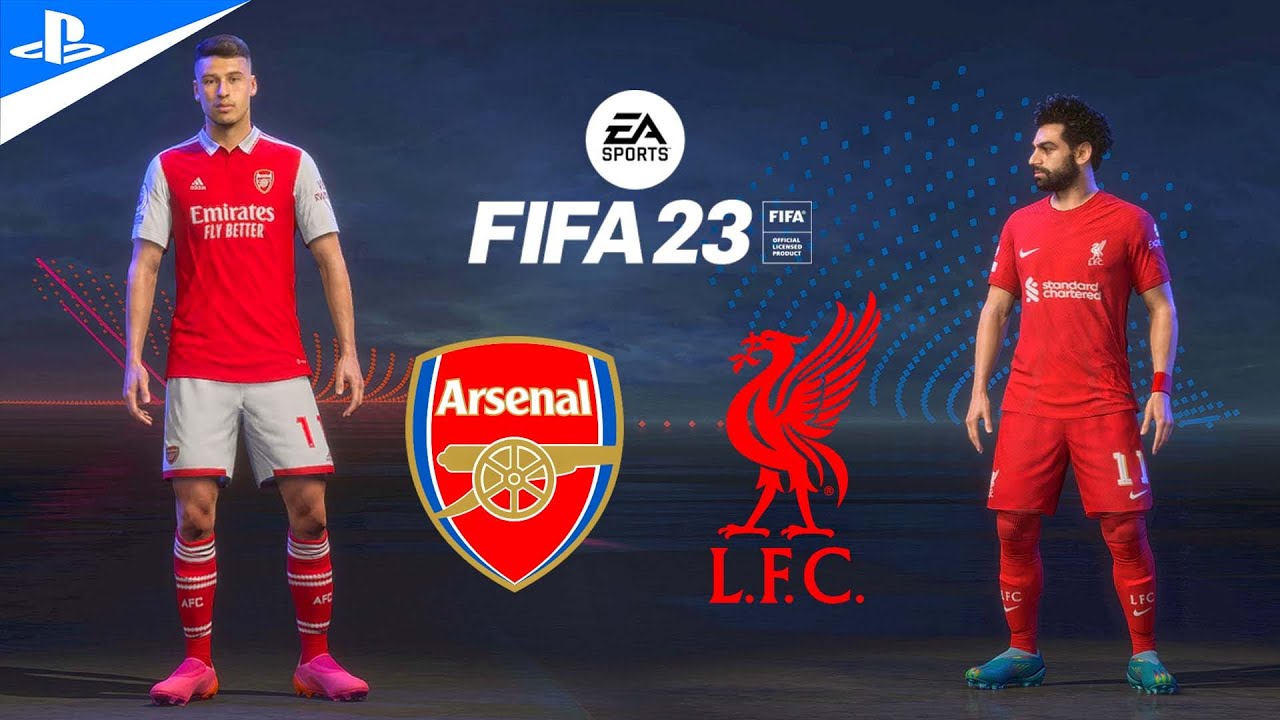 Арсенал против Ливерпуля | Геймплей FIFA 23: Матч английской Премьер-лиги