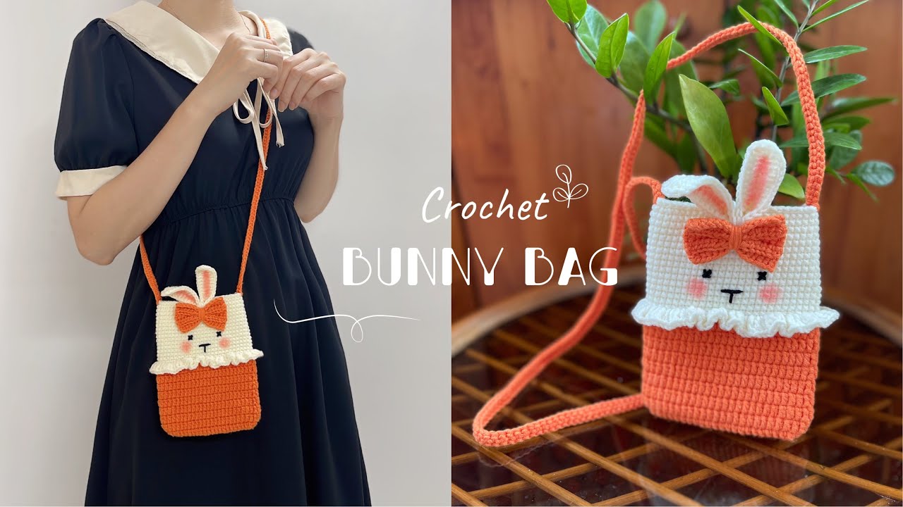 Crochet Bunny Bag | Móc túi thỏ dễ thương