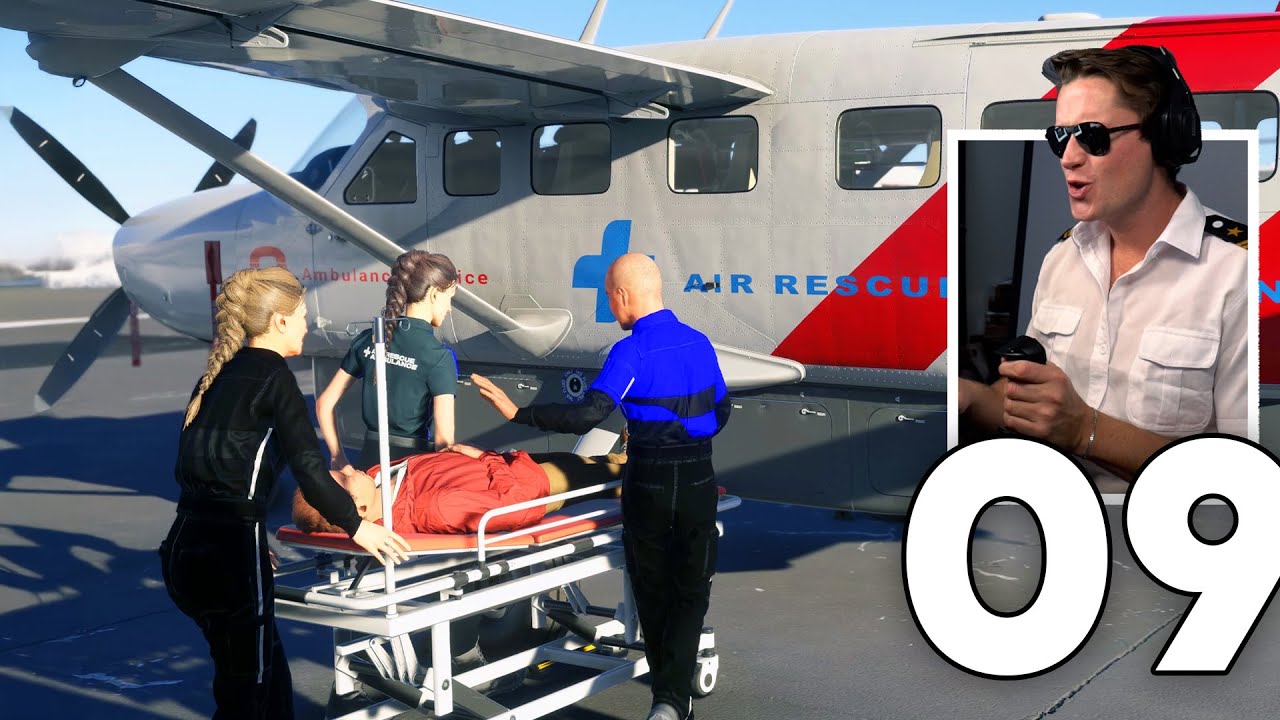 Medical Evacuation Service Rating - MS Flight Simulator 2024 Career Mode - Part 9