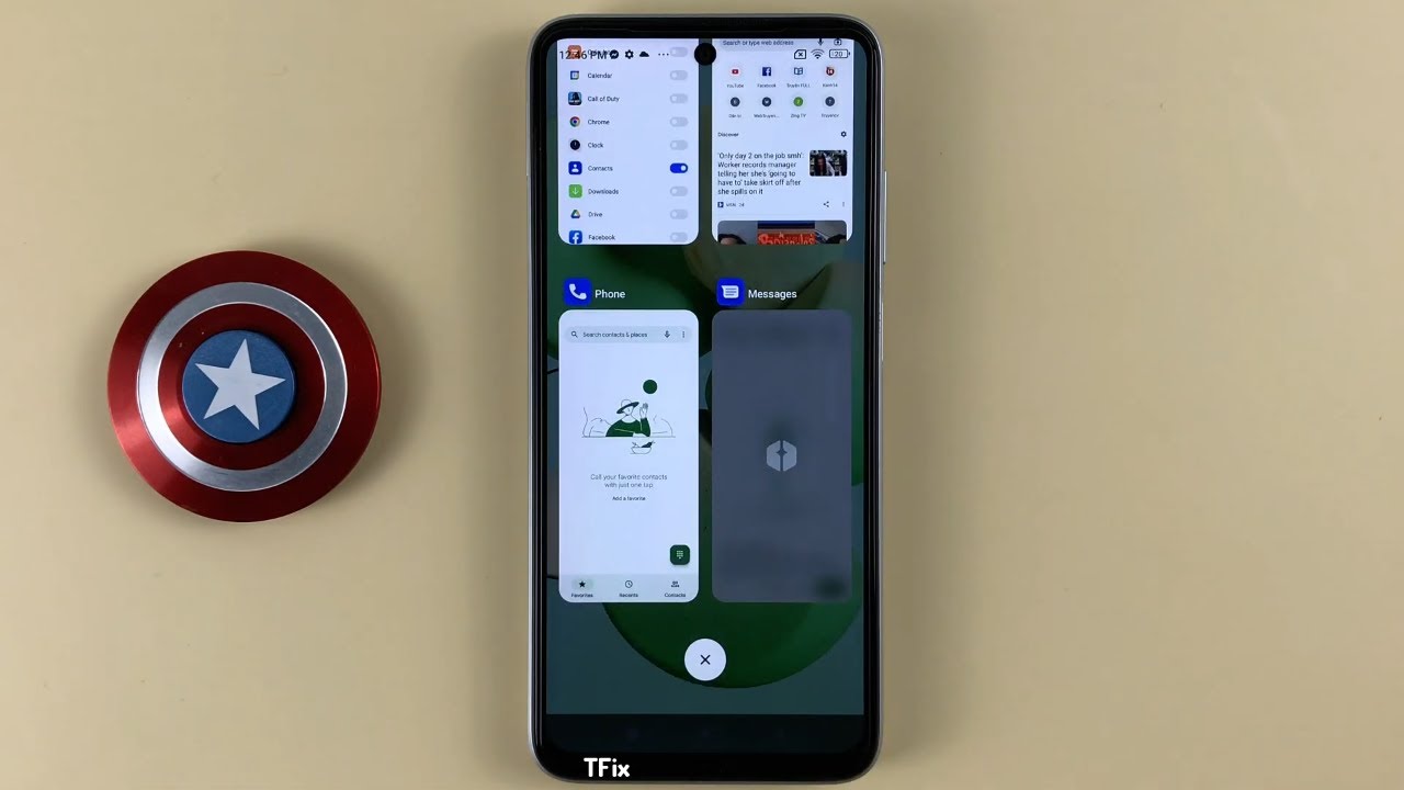 How to enable/disable Blur preview on Xiaomi Redmi 10 Android 12