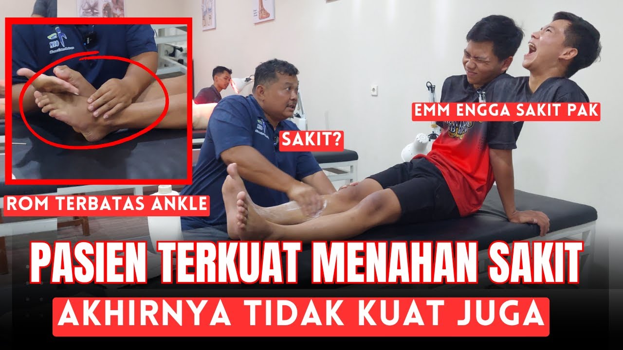 MCO ARIF - PASIEN TERKUAT MENAHAN SAKIT, MENGALAMI CEDERA ANKLE