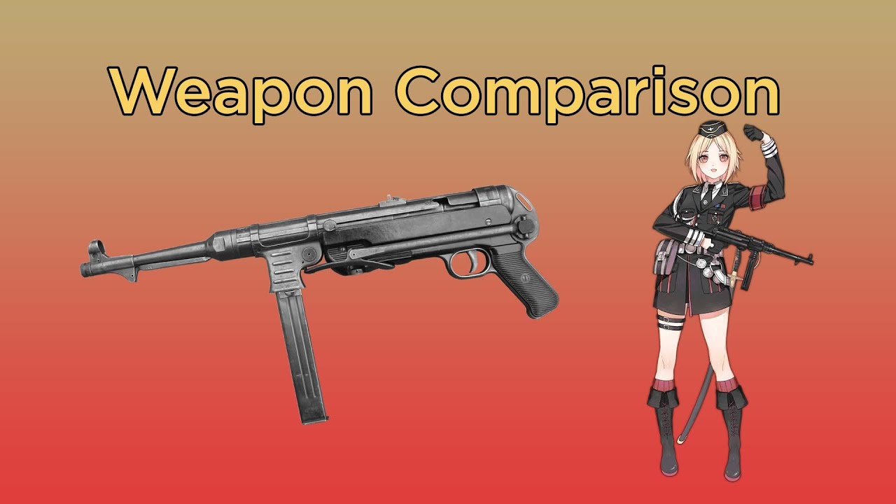 MP40 Weapon Comparison
