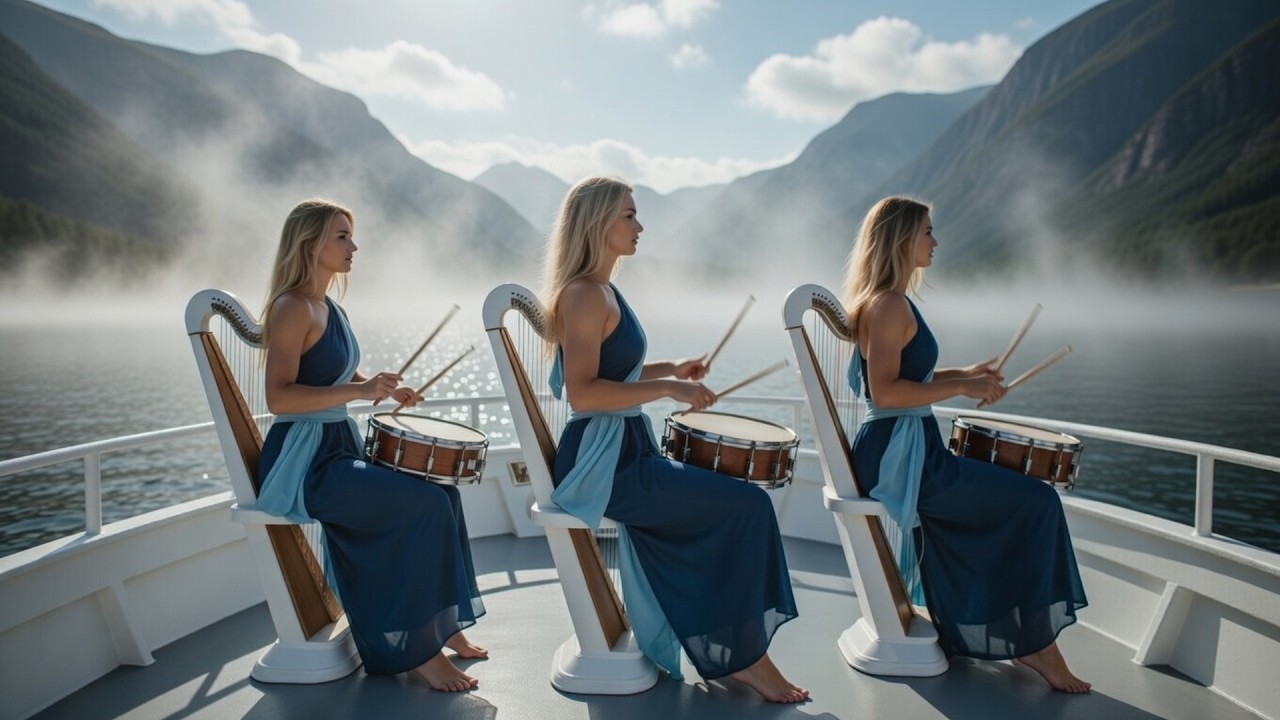 Mistbound | Nordic Celtic Folk Music | Harp, Drums & Violin