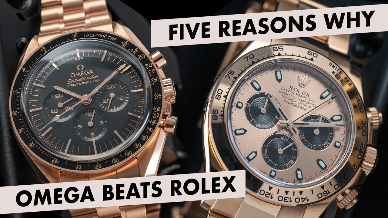 Five Reasons Why The Omega Speedmaster Sedna Beats The Rolex Daytona Everose!