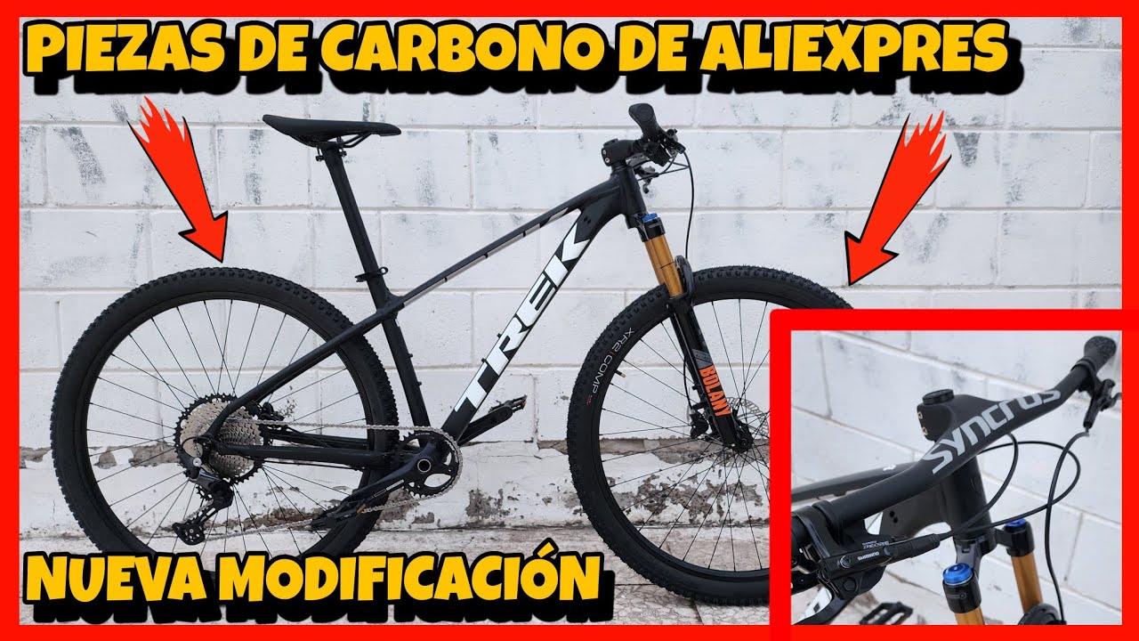 PIEZAS DE CARBONO A LA TREK MARLIN 4 | AHORA PESA MENOS? |