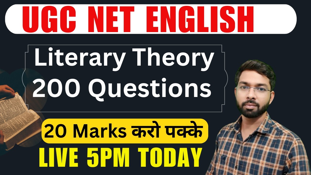 UGC NET JRF English literature Marathon || pyqs on literary theory and criticism  || JRF Session