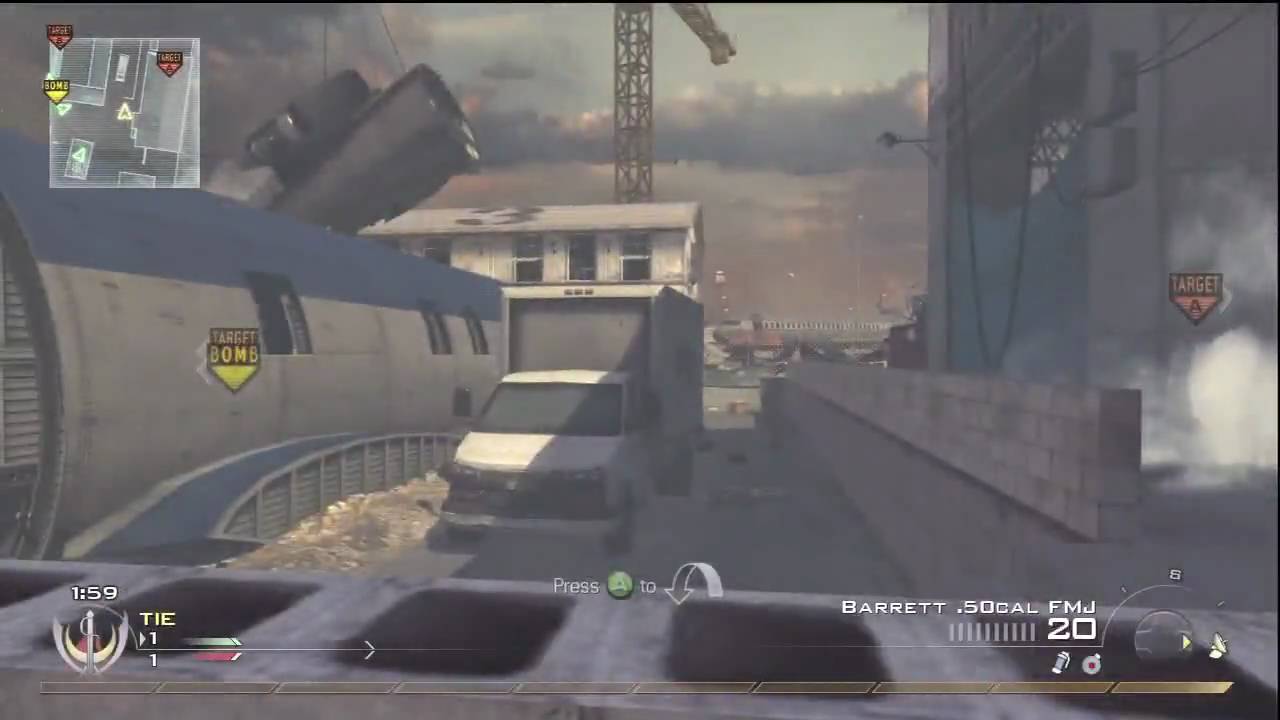 MW2 - Quickscoping on Search and Destroy  - Scrapyard