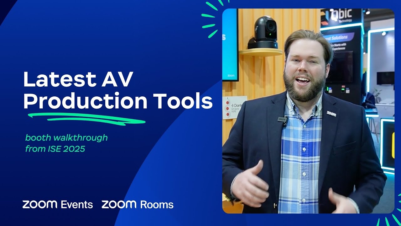 Zoom's Latest AV Production Tools | Complete ISE 2025 Booth Walkthrough with Andy Carluccio