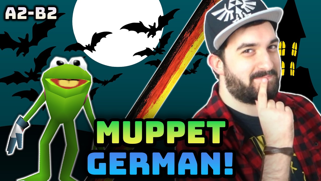 German Gaming Vocabulary: Learn German with Muppet Monster Adventure (A2&ndash;B2)