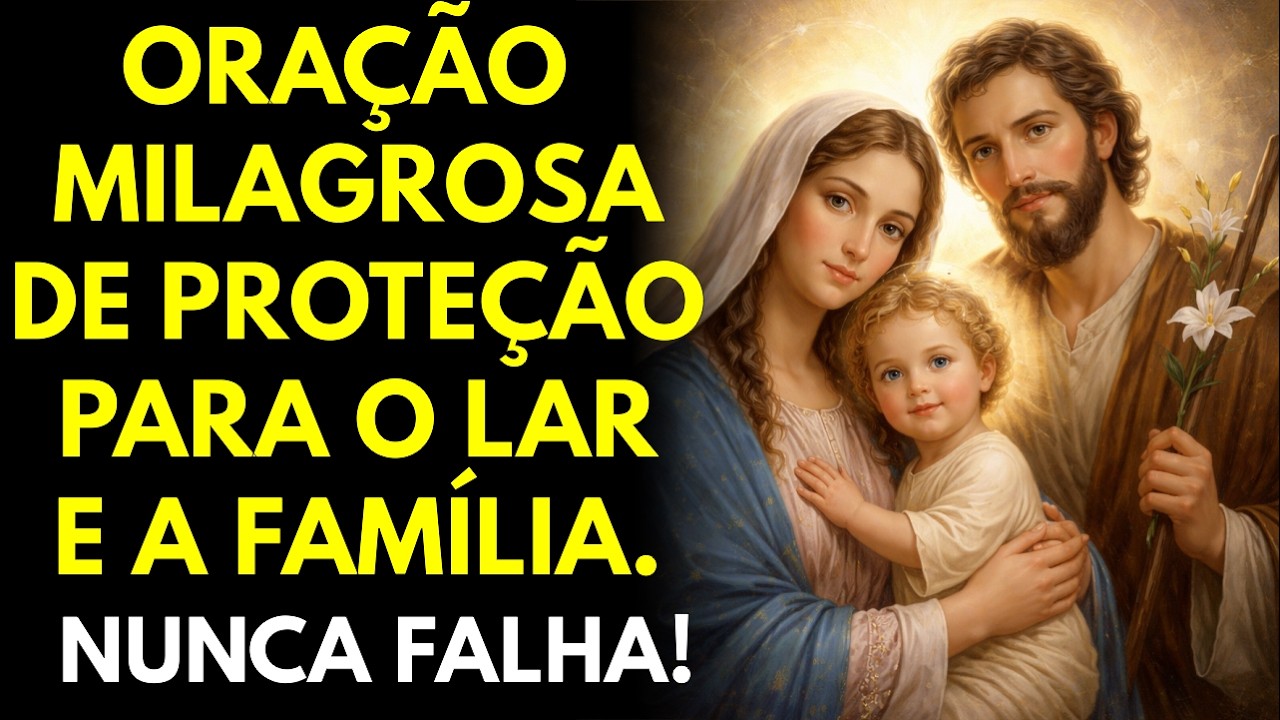 ORAÇÃO MILAGROSA DE PROTEÇÃO PARA O LAR E A FAMÍLIA